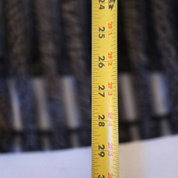 Alfred Dunner Womens Sheer Striped Long Sleeve Button Down Blouse Black Size 20W - Picture 8 of 12